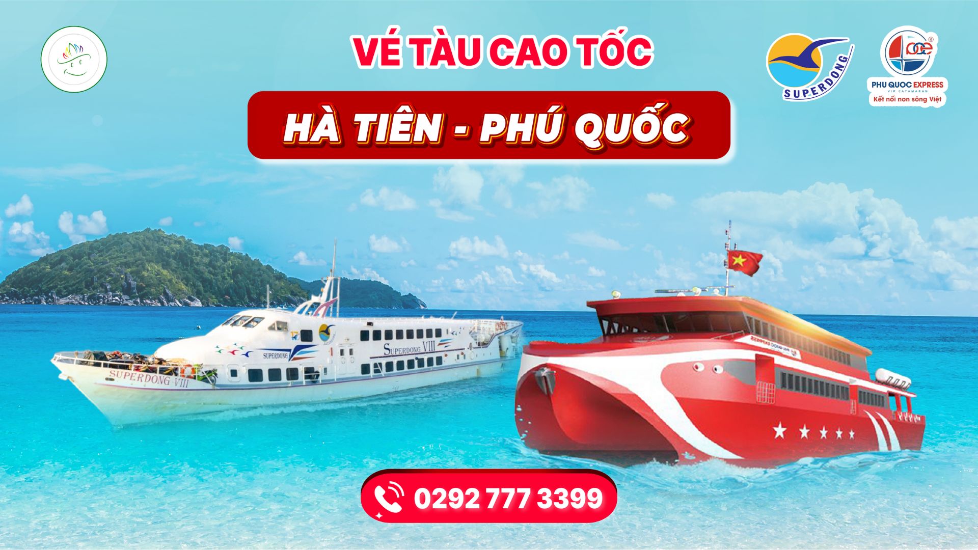 Vé tàu Hà Tiên Phú Quốc mới nhất