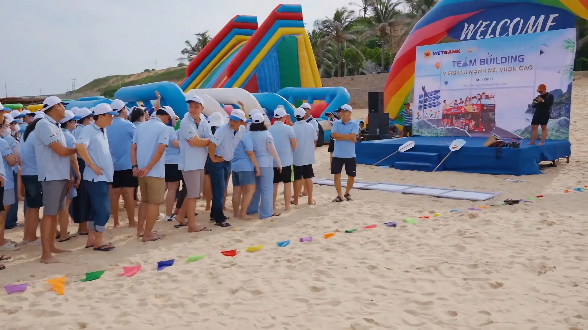 chơi game thú vị trong team building